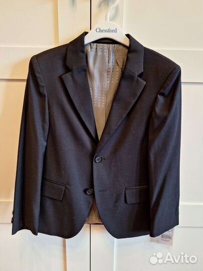 Пиджак на мальчика черный 122