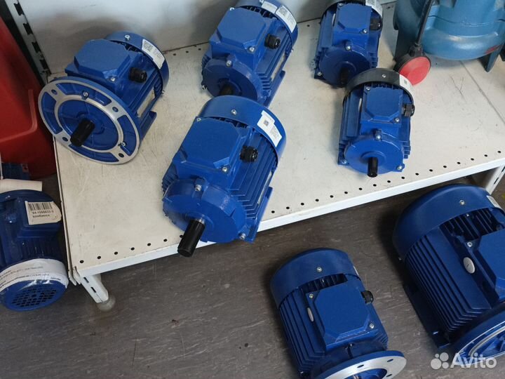 Электродвигатель однофазный и трехфазный от 0.12