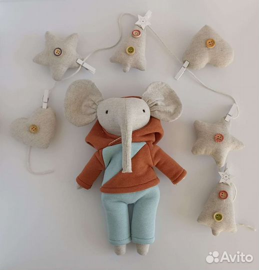 Текстильные игрушки ручной работы