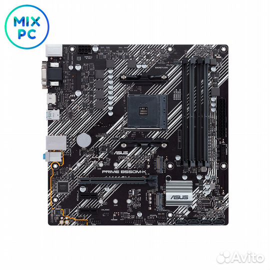 Материнская плата AM4 asus prime B550M-K