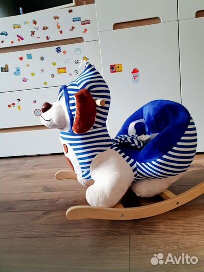 Детская качалка собака