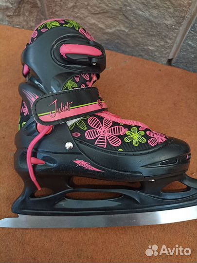 Коньки раздвижные tech team 30-33(S)