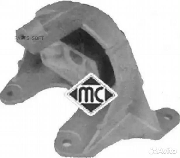 Metalcaucho 04983 Опора двигателя задняя левая fia