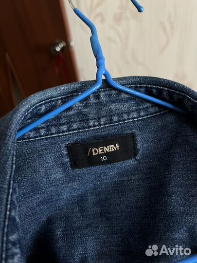 Джинсовое платье