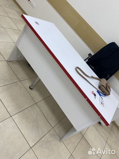 Компьютерный стол белый бу