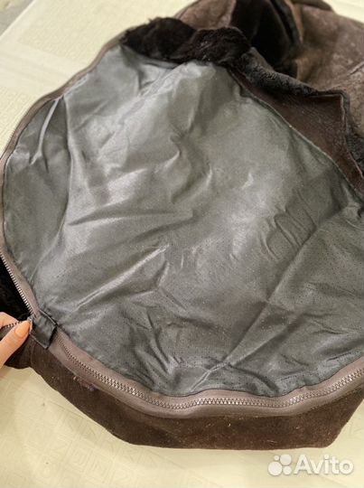 Зимний конверт в коляску из мутона