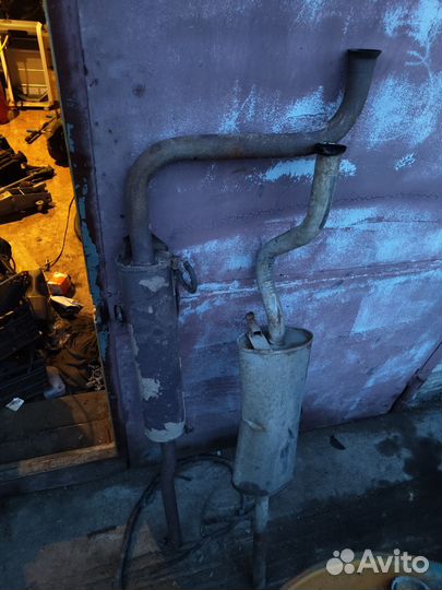 Глушитель в сборе (трасса) ваз 2111