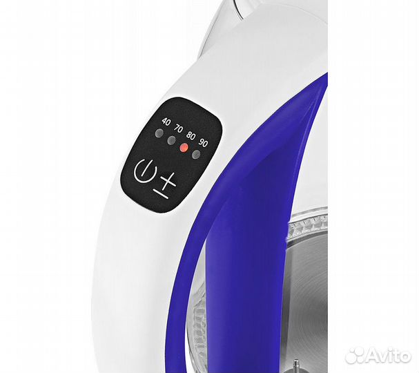 Чайник Kitfort KT-6140-1 бело-фиолетовый