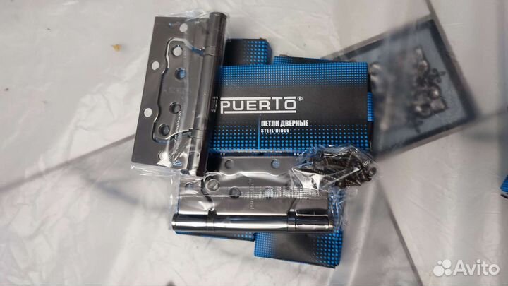 Дверные петли puerto цвет никель