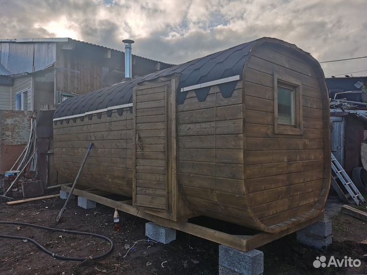 Бани-бочки под ключ