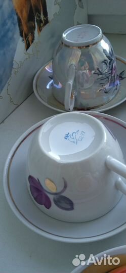 Чайные пары СССР дулево, лфз, Вербилки, Кузяево