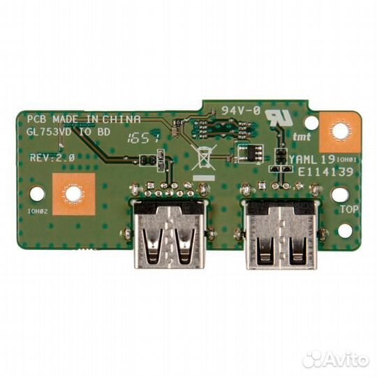 Плата для ноутбука GL753VE iO BD с разбора 90NB0DN