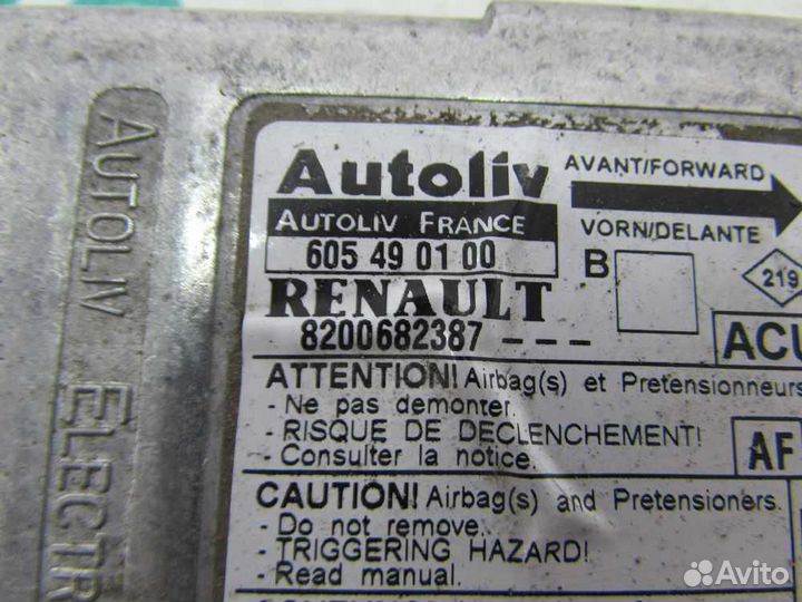 Блок управления AIR BAG для Renault Megane 2 2002