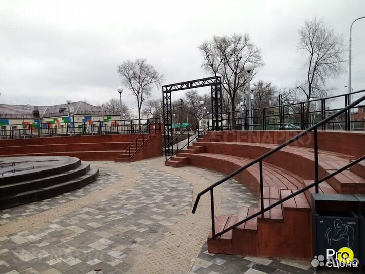 Стацонарные трибуны - скамейки