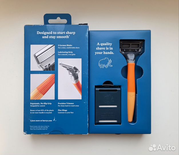 Бритва Harry's и 5 картриджей из США