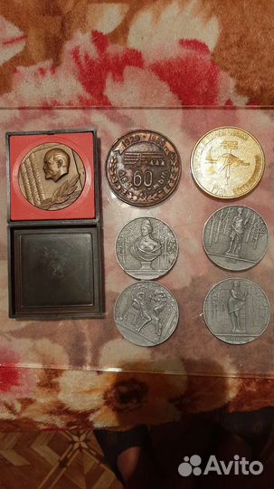 Настольные медали СССР