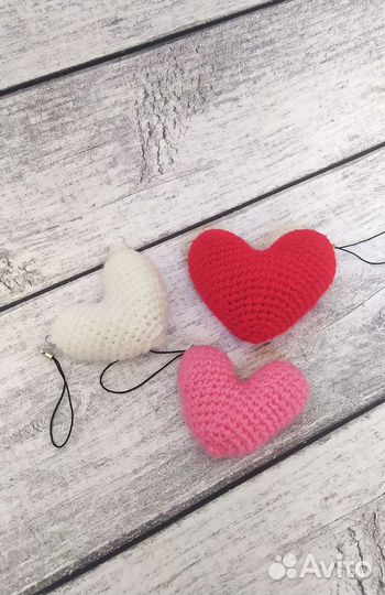 Валентинки брелки