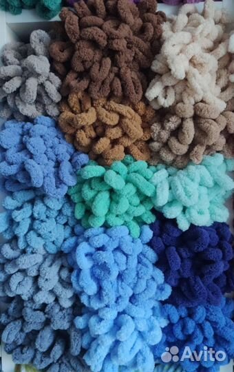 Пряжа плюшевая Ализе Пуффи Alize Puffy