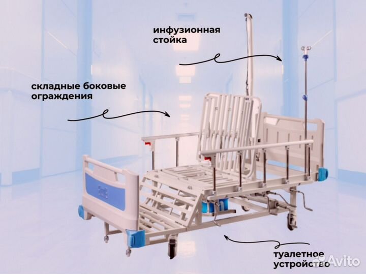 Медицинская кровать для лежачих больных