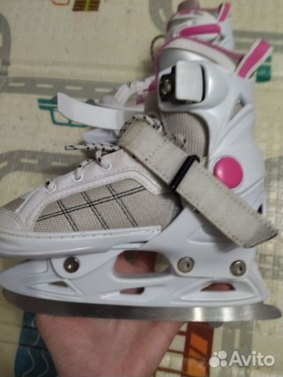 Коньки для девочки раздвижные 29-32