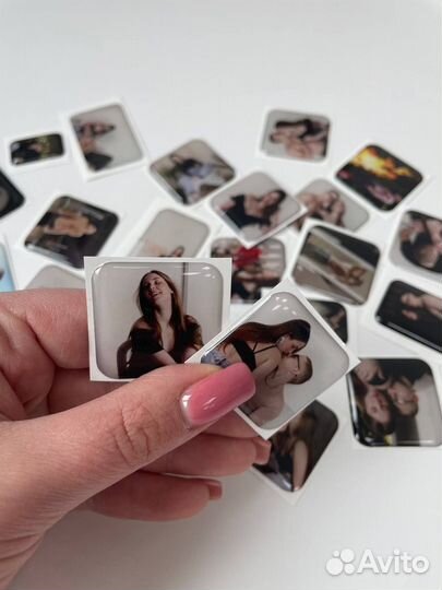 3-д Стикеры объемные из смолы с фото