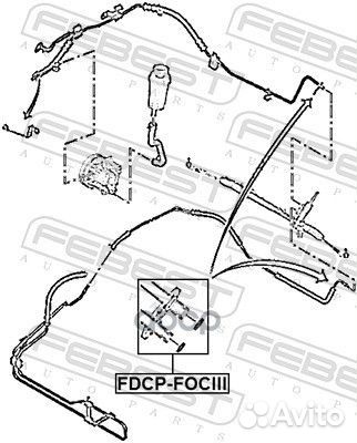 Ford focus CB4 2008-2011 EU fdcpfociii Febest