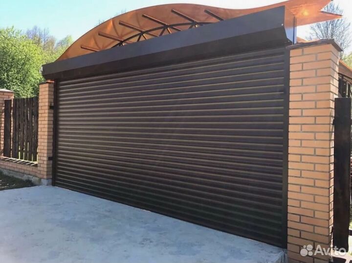 Рулонные ворота на гараж монтаж до 72 ч