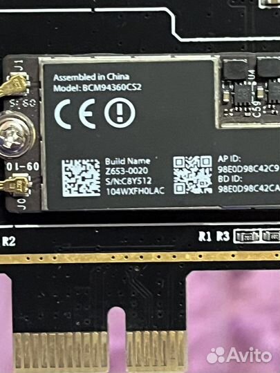 Карта bluetooth wifi bcm 94360 хакинтош