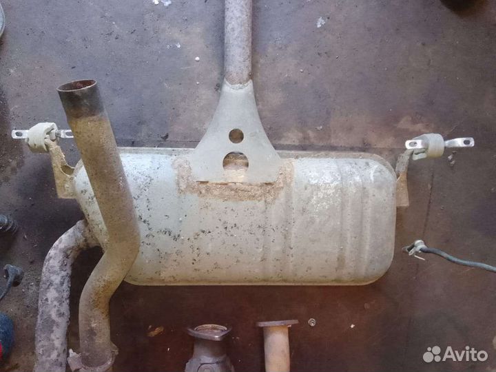 VW b5+ глушитель