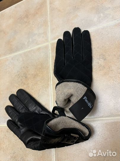Перчатки женские кожаные новые