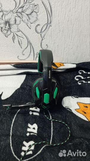 Компьютерные проводные наушники, defender