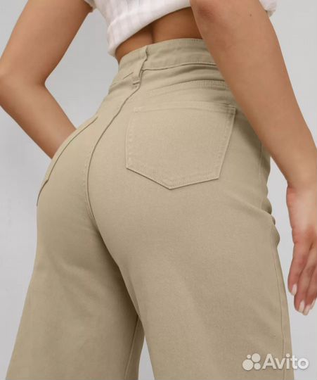 Джинсы женские широкие