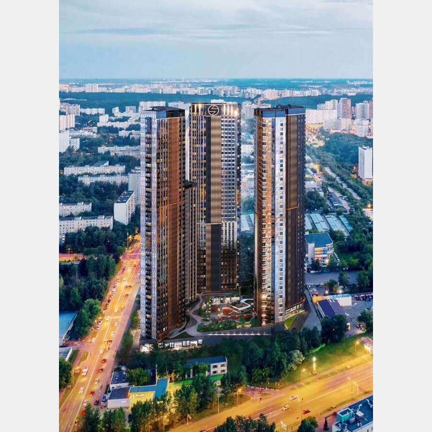 1-к. квартира, 46 м², 34/50 эт.