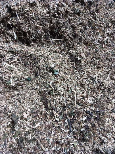 Опилки в мешках