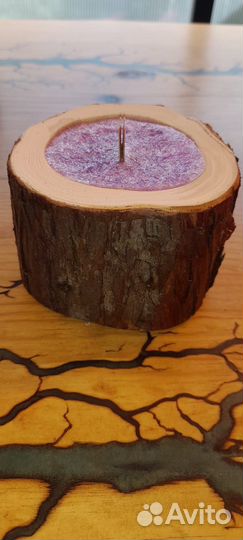 Свеча в дереве