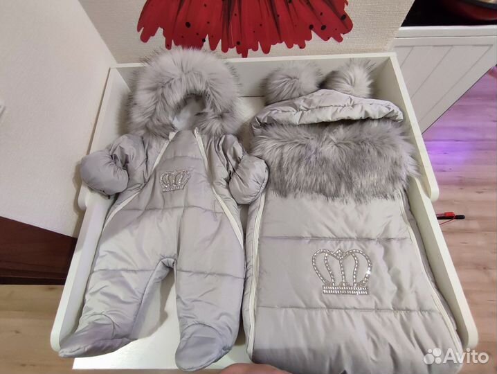 Конверт на выписку зимний