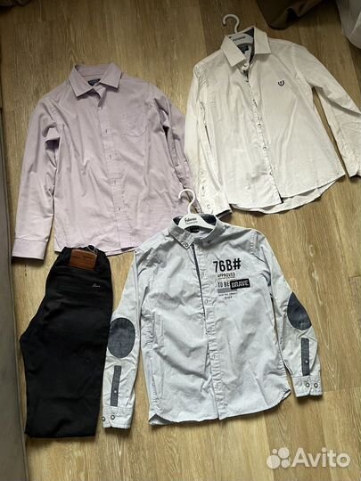 Рубашки для школы 128-134