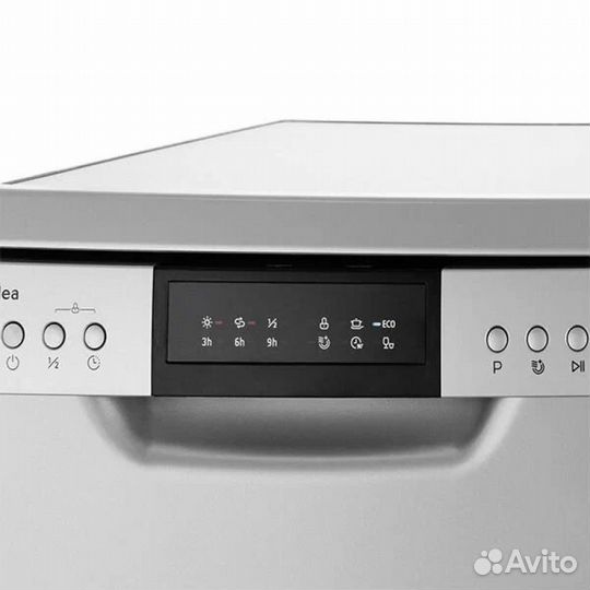 Посудомоечная машина Midea MFD45S110S, серебристый