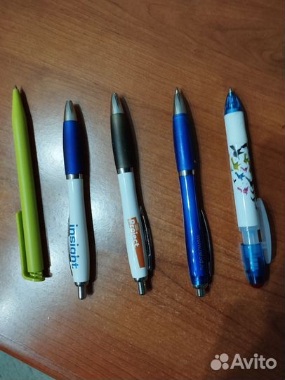 Ручка шариковая, автоматическая с логотипом