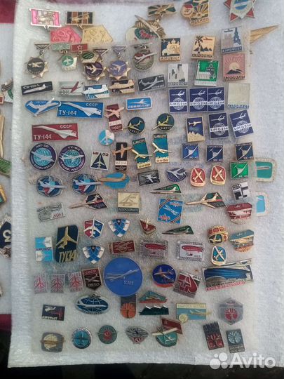 Значки Самолёты Авиация Аэрофлот