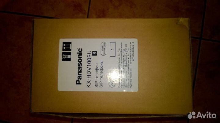 VoIP- телефон Panasonic KX-HDV100 black