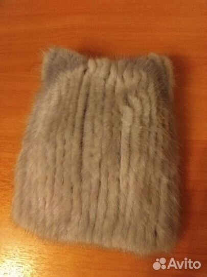 Шапка меховая с ушками