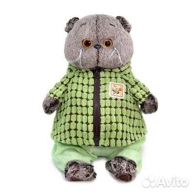 Кот Басик в зелёном костюме