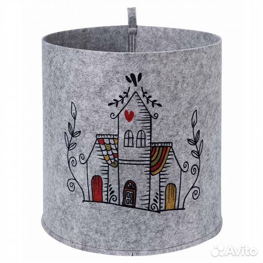 Корзина для хранения eva home Дом цветной 300х300х