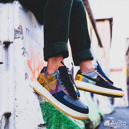 Кроссовки Nike Air Force 1 Travis Scott (41-45)