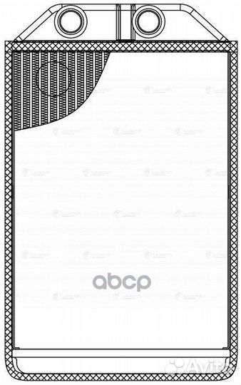 Радиатор отопителя audi A6 (C5) 97- LRH 1881 luzar