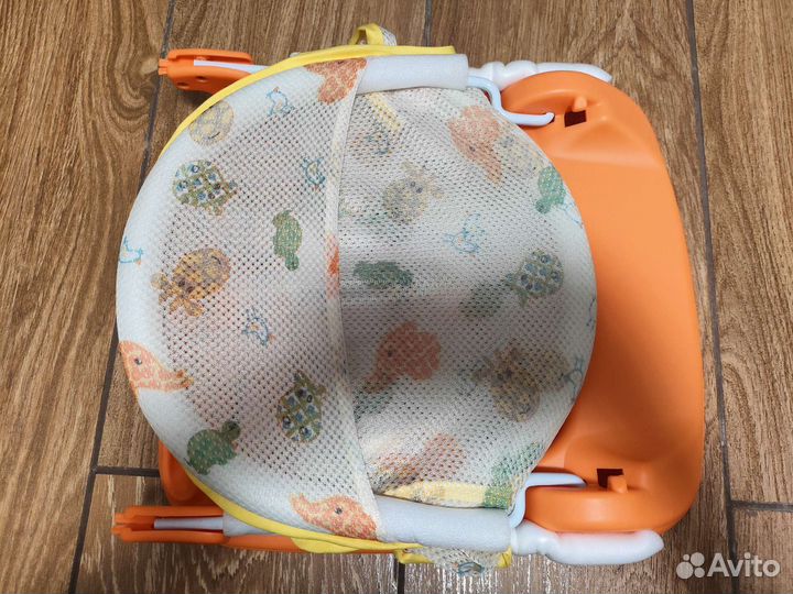 Детская складная горка для купания Funkids, orange