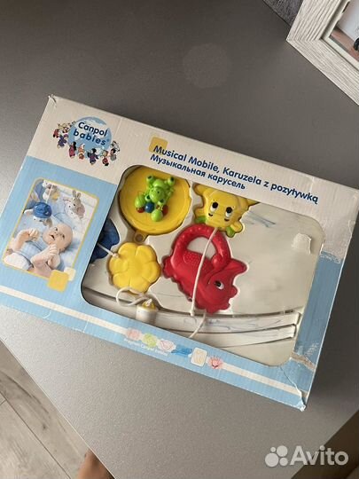 Музыкальная карусель в кров./мобиль canpol babies