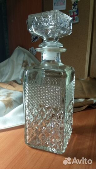 Штоф графин хрустальный