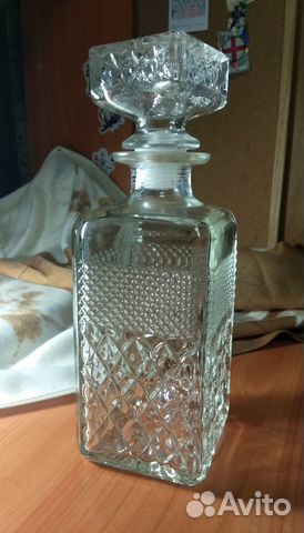 Штоф графин хрустальный
